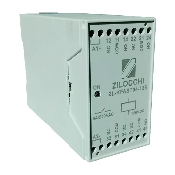 Relé rápido de comando e sinalização ZLKFAST04-125